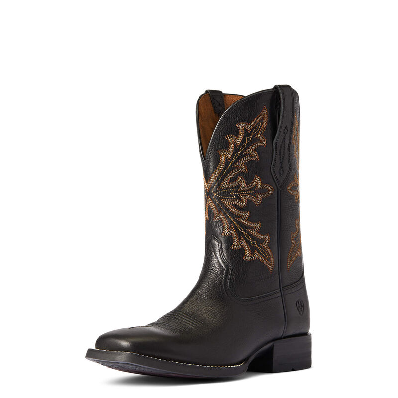 Botas Vaqueras Ariat Qualifier Negras Hombre - Chile 891-JBDMZL